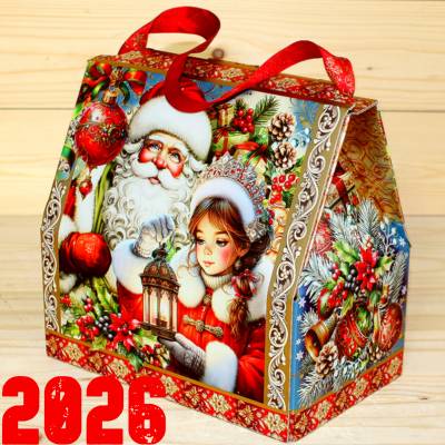 Подарок от Деда Мороза со сладостями детям на Новый Год 2026 в Звёздном городке