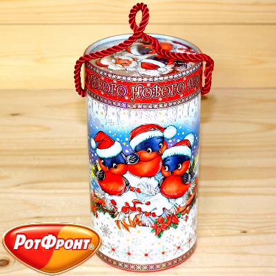 Сладкий новогодний подарок от Рот-Фронт в картонной упаковке в Звёздном городке